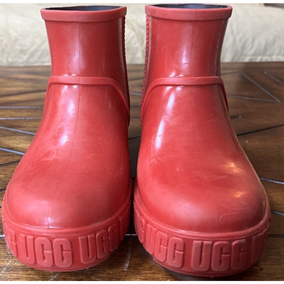 Men’s SAMBA RED UGG DRIZLITA RAIN SNOW BOOTS 1130361K Size 5 Fits Women’s 8.5-9 - Picture 3 of 7